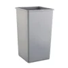 Discount Poubelle carrée de 189.3 L Untouchable - Grise Poubelles Et Bac De Recyclage