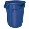 Clearance Poubelle de 32 gallons Brute (sans couvercle) - Bleue Poubelles Et Bac De Recyclage
