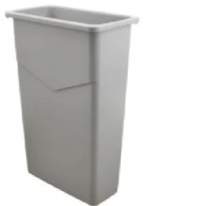 Hot Poubelle de 20 gallons Slim Jim - Grise (20" x 11" x 30") Poubelles Et Bac De Recyclage