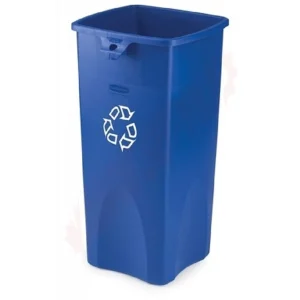 Outlet Poubelle de recyclage carrée de 87.1 L Untouchable - Bleue Poubelles Et Bac De Recyclage