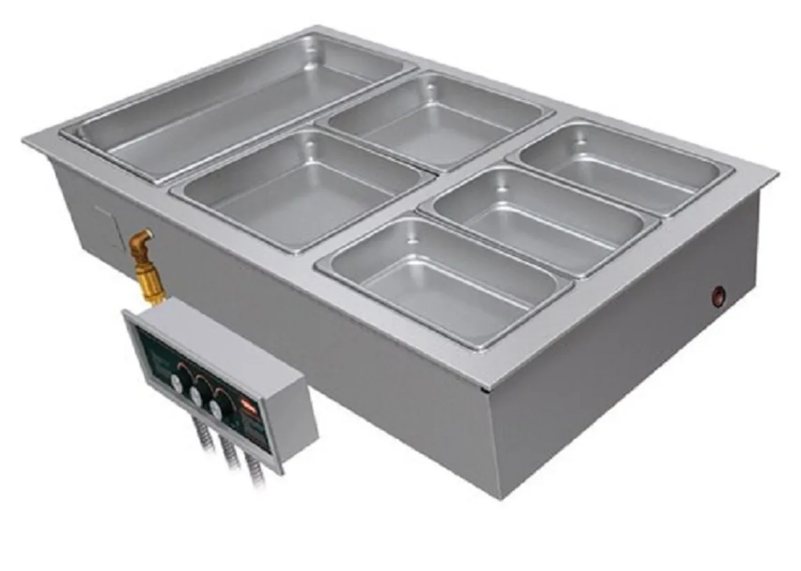 puit_chauffant_encastrabl_0-12.webp New Puit chauffant encastrable à 2 bacs avec drain de 1" - 240 Volts Réchauds Et Maintiens