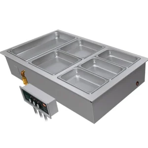 Discount Puit chauffant encastrable à 1 bac avec drain - 1215w - 208V/1p Réchauds Et Maintiens