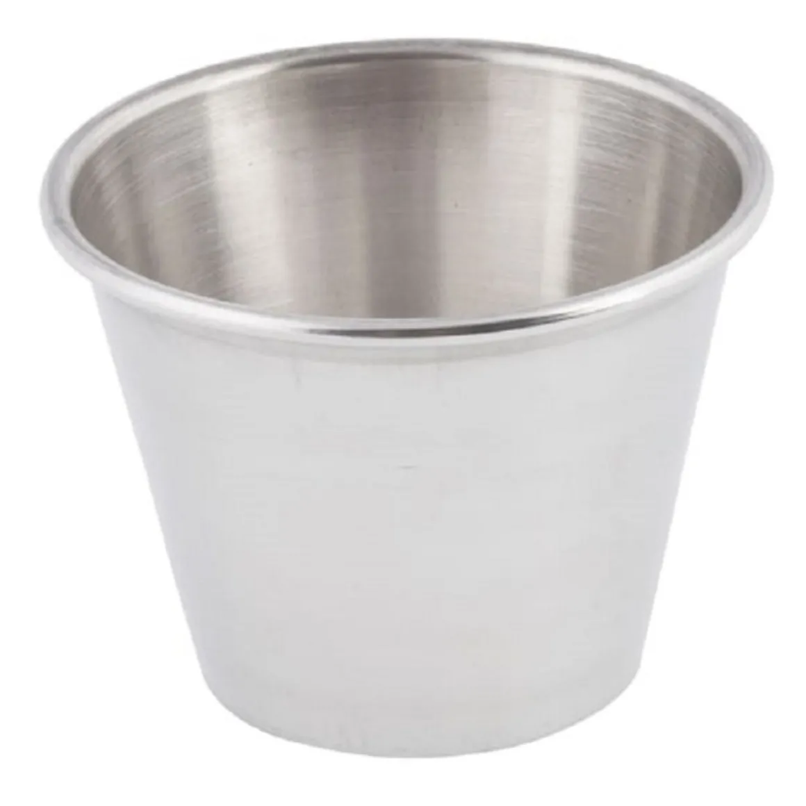 ramequin__sauce_de__oz_en_0.webp Sale Ramequin à sauce de 2.5 oz en acier inoxydable - 12 par boite Vaisselle De Service