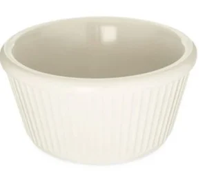 Sale Ramequin cannelé de 2.5 oz - Ivoire - 12 par boite Vaisselle De Service