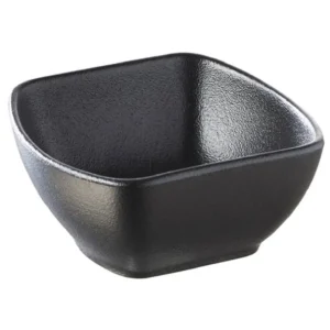Discount Ravier carré de 3 1/8" Club - Noir effet fonte - 12 par boite Vaisselle De Service