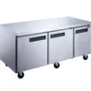 Discount Réfrigérateur sous-comptoir de 72" à 3 portes pleine Support D'équipement Et Tables Réfrigérées