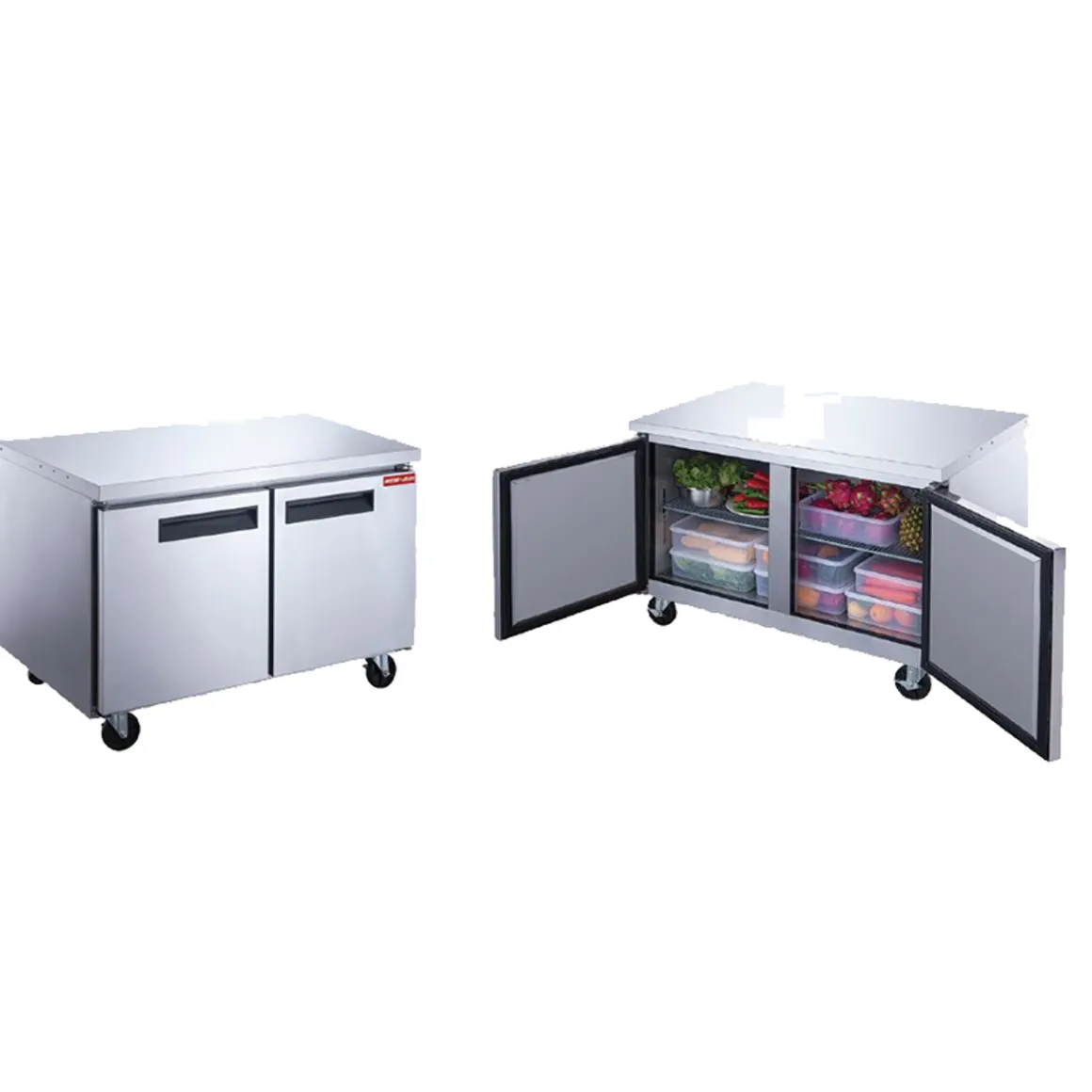 rfrigrateur_souscomptoir__0-3.webp Online Réfrigérateur sous-comptoir de 48" à 2 portes pleines Support D'équipement Et Tables Réfrigérées