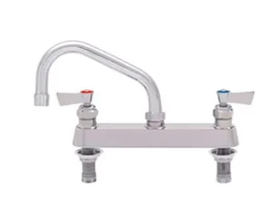 Discount Robinet de comptoir de 8" avec bec pivotant de 10" Robinetterie Commerciale