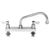 Clearance Robinet de cuisine de 8" avec bec pivotant de 6" Robinetterie Commerciale
