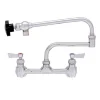 Outlet Robinet mural pour remplissage de 8" avec bec pivotant de 24" Robinetterie Commerciale