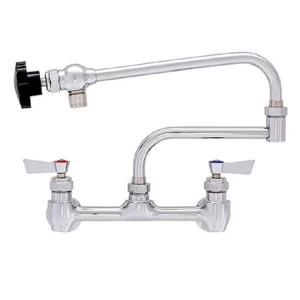 Outlet Robinet mural pour remplissage de 8" avec bec pivotant de 24" Robinetterie Commerciale