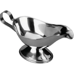 Sale Saucier style bateau de 3 oz en acier inoxydable Vaisselle De Service