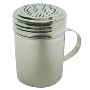 Sale Saupoudreuse de 10 oz avec poignée en acier inoxydable Accessoires Et Distributeurs Pour Condiments