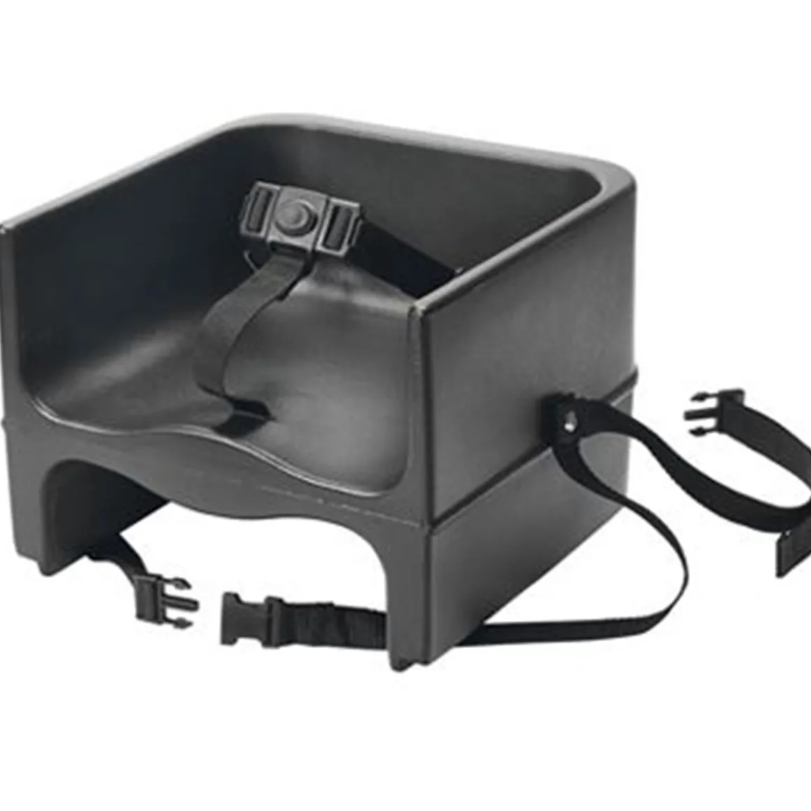 sige_dxappoint_pour_bb_av_0.webp Sale Siège d'appoint pour bébé avec sangle à 3 points en plastique - Noir Chaises Pour Restaurant