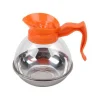 Clearance Silex à café décaféiné de 64 oz avec base en acier inoxydable - Orange Service Des Breuvages