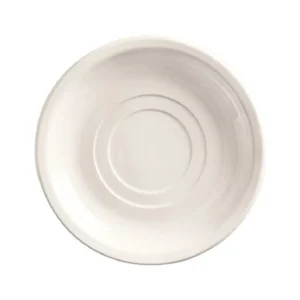 Clearance Soucoupe de 5.5" à double cavités Porcelana - 36 par boite Vaisselle