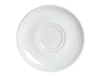 Hot Soucoupe double de 6.25" Classic Café par Varick - 12 par boite Vaisselle