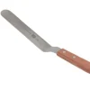Hot Spatule à lame coudée de 9.5" avec manche en bois Ustensiles Et Outils De Cuisine