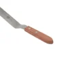 Clearance Spatule à lame coudée de 7.75" avec manche en bois Ustensiles Et Outils De Cuisine