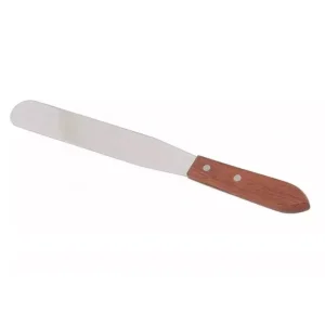 Clearance Spatule à lame droite de 10" avec manche en bois Ustensiles Et Outils De Cuisine