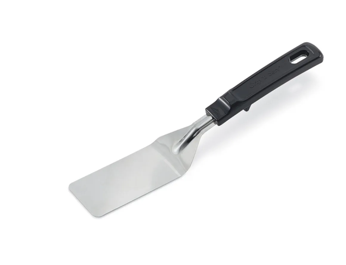 spatule__petite_lame_de___0.webp Best Spatule à petite lame de 1 7/8" x 3.75" en acier inoxydable avec manche en plastique Ustensiles Et Outils De Cuisine