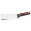 Fashion Spatule à tourner à bout carré de 8" x 3" avec manche en bois Ustensiles Et Outils De Cuisine