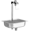Clearance Station d'eau avec drain et pédale de 14" Robinetterie Commerciale