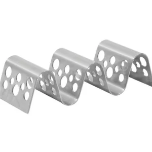 Online Support pour 2 ou 3 tacos en acier inoxydable Vaisselle De Service