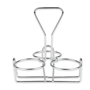 Clearance Support pour condiments en broche à 3 anneaux Accessoires Et Distributeurs Pour Condiments