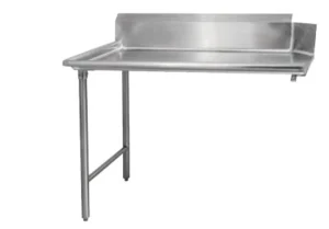 Outlet Table à vaisselle propre de 30" x 48" - Côté gauche Tables De Travail Commerciales