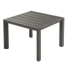 Sale Table basse carrée de 20" Sunset - Volcanic Black (Noire) Ameublement Commercial Pour Terrasses