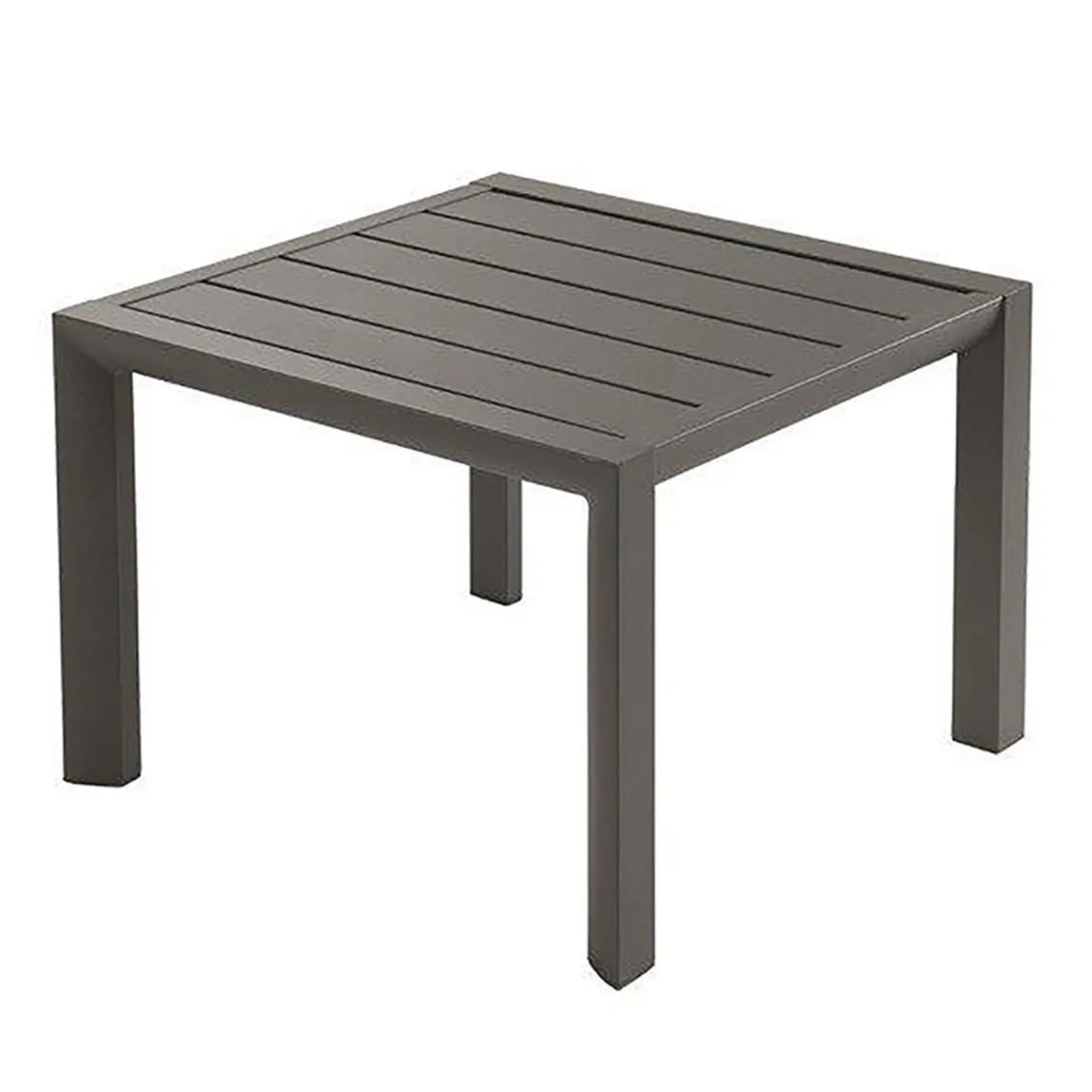 table_basse_carre_de__sun_0.webp Sale Table basse carrée de 20" Sunset - Volcanic Black (Noire) Ameublement Commercial Pour Terrasses