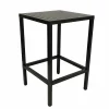 Clearance Table carrée de 32" Cube 80 Bar - hauteur bar - Antracite (noire) Ameublement Commercial Pour Terrasses