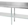 Best Table de travail de 30" x 84" en acier inoxydable avec dosseret de 5" Tables De Travail Commerciales