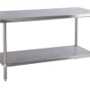 New Table de travail de 30" x 60" en acier inoxydable Tables De Travail Commerciales