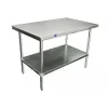 Hot Table de travail de 30" x 36" en acier inoxydable Tables De Travail Commerciales