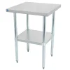 Discount Table de travail de 30" x 30" en acier inoxydable Tables De Travail Commerciales