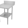 Hot Table de travail de 24" x 30" en acier inoxydable avec dosseret de 5" Tables De Travail Commerciales
