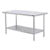 Sale Table de travail de 24" x 30" en acier inoxydable Tables De Travail Commerciales