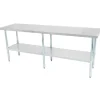 Fashion Table de travail de 30" x 84" en acier inoxydable - Modèle DÉMO Tables De Travail Commerciales