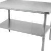Fashion Table de travail de 24" x 72" en acier inoxydable Tables De Travail Commerciales