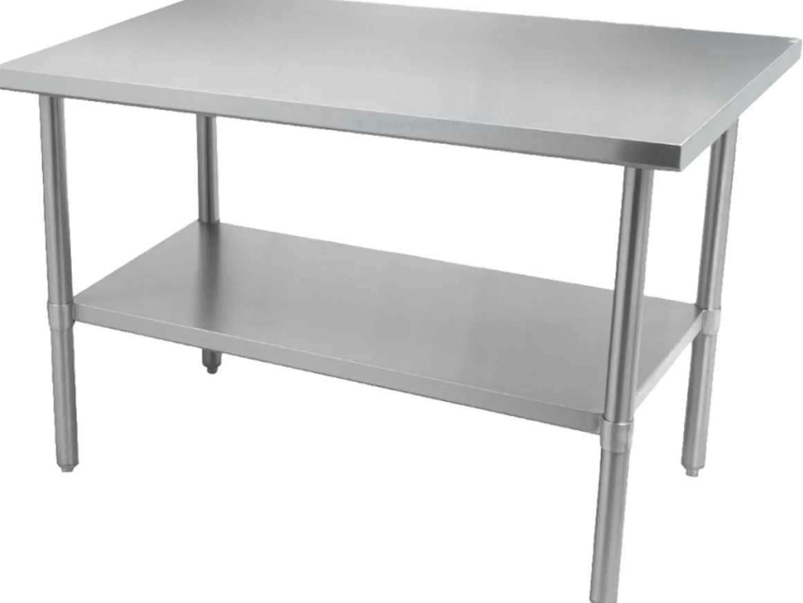 table_de_travail_de__x__e_0-5.webp Fashion Table de travail de 24" x 72" en acier inoxydable Tables De Travail Commerciales