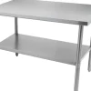 New Table de travail de 24" x 84"en acier inoxydable Tables De Travail Commerciales