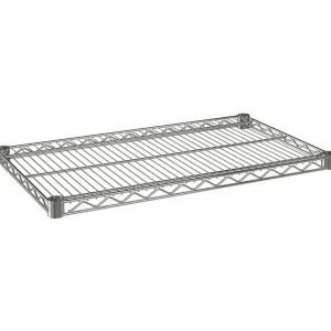 Discount Tablette de 24" x 24" au fini chromé pour étagère Tablettages Commerciales