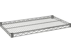 Sale Tablette de 21" x 48" au fini chromé pour étagère Tablettages Commerciales