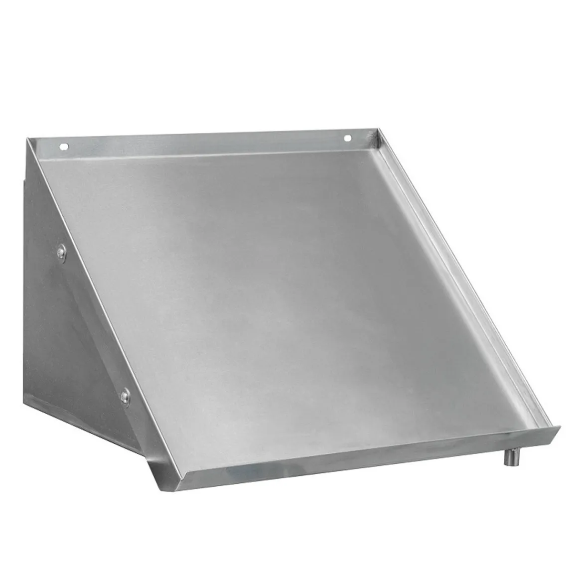 tablette_incline_de__x__a_0.webp Sale Tablette inclinée de 22" x 21" avec drain à droite Tablettes Murales Et Passe-plats