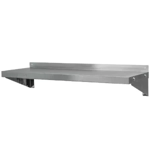 Hot Tablette murale de 12" x 24" en acier inoxydable Tablettes Murales Et Passe-plats