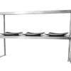 Clearance Tablette passe-plat double de 12" x 36" en acier inoxydable Tablettes Murales Et Passe-plats