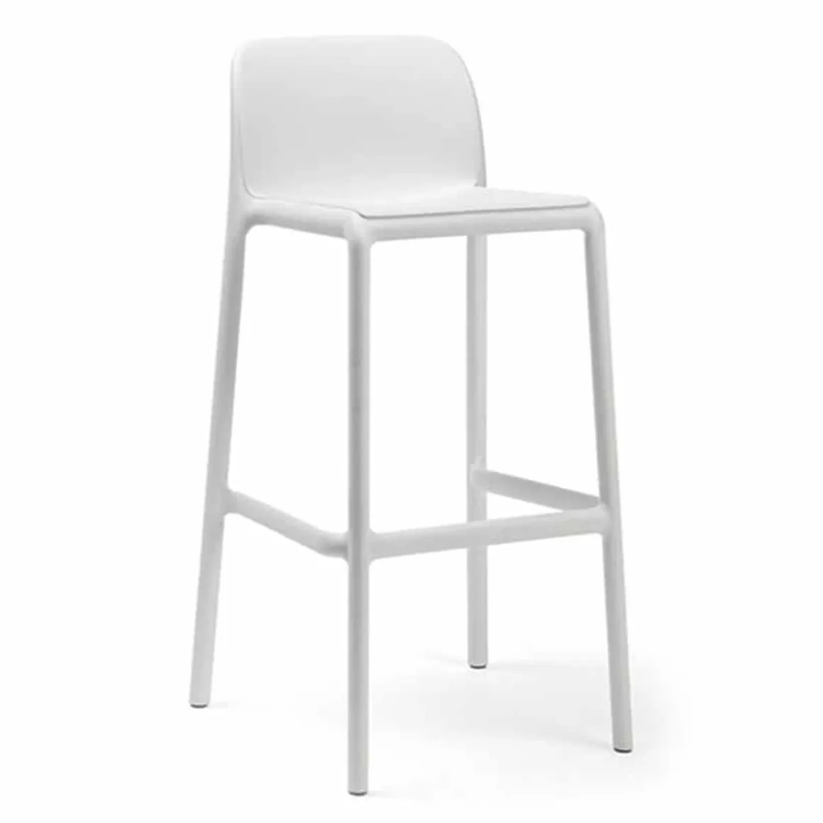 tabouret_de_bar_faro_bar__0-2.webp Best Tabouret de bar Faro Bar - Bianco (blanc) Ameublement Commercial Pour Terrasses