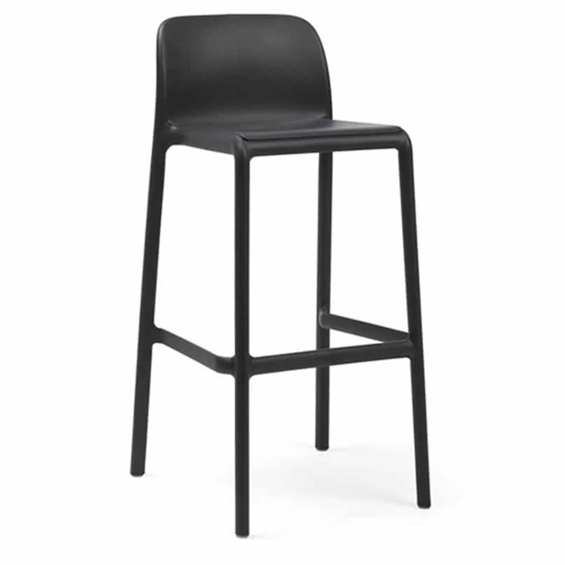 tabouret_de_bar_faro_bar__0-5.webp Outlet Tabouret de bar Faro Bar - Antracite (noir) Ameublement Commercial Pour Terrasses